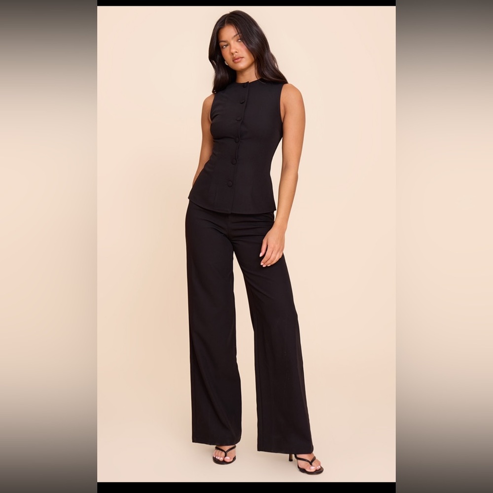 Pretty little thing Elegant Black Women's Jumpsuit